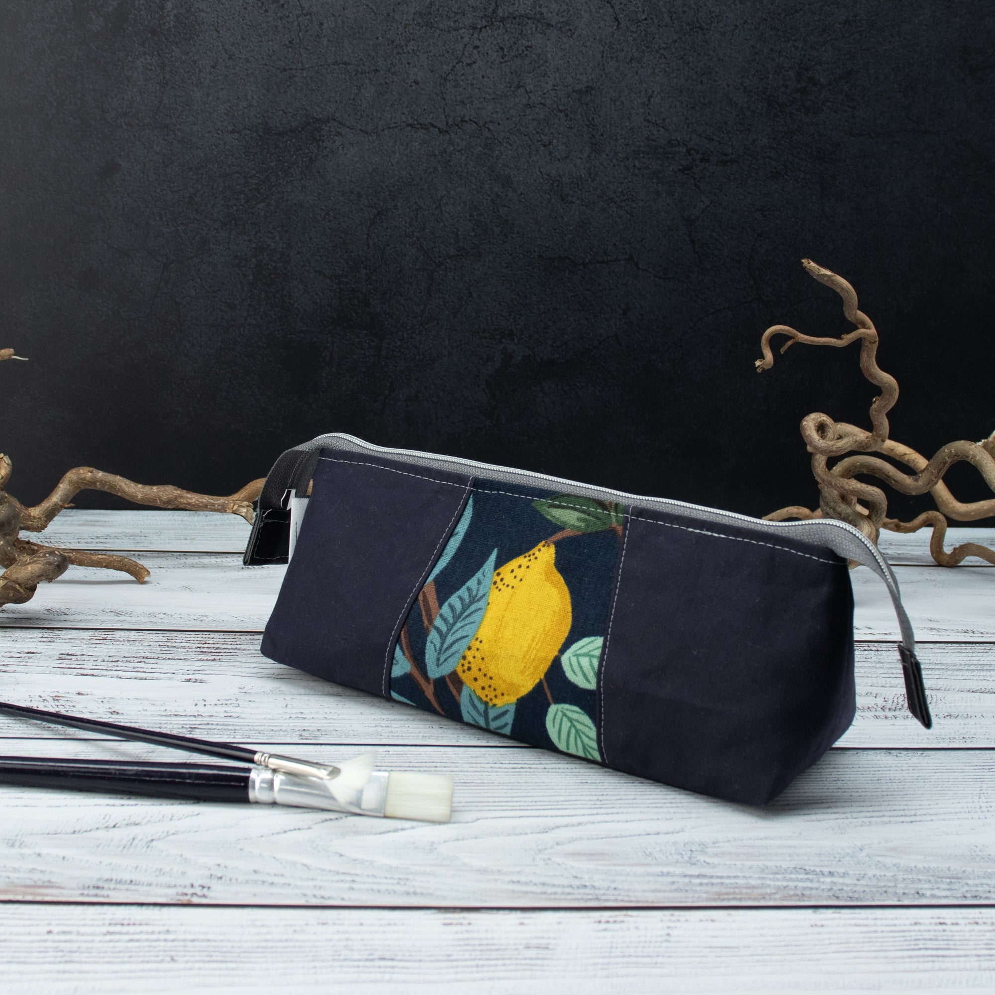 Zipper Pouch Little Doria - Bramble Citrus