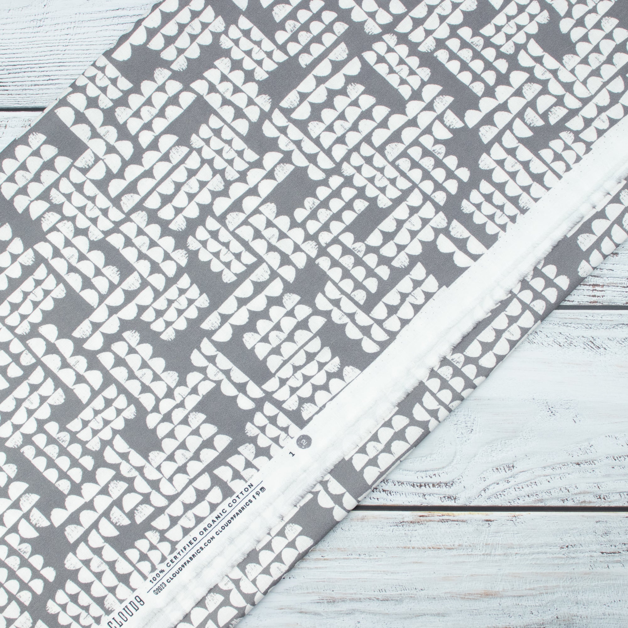 Cloud9 Fabrics - Imprint - Ridge grey - Eloise Renouf