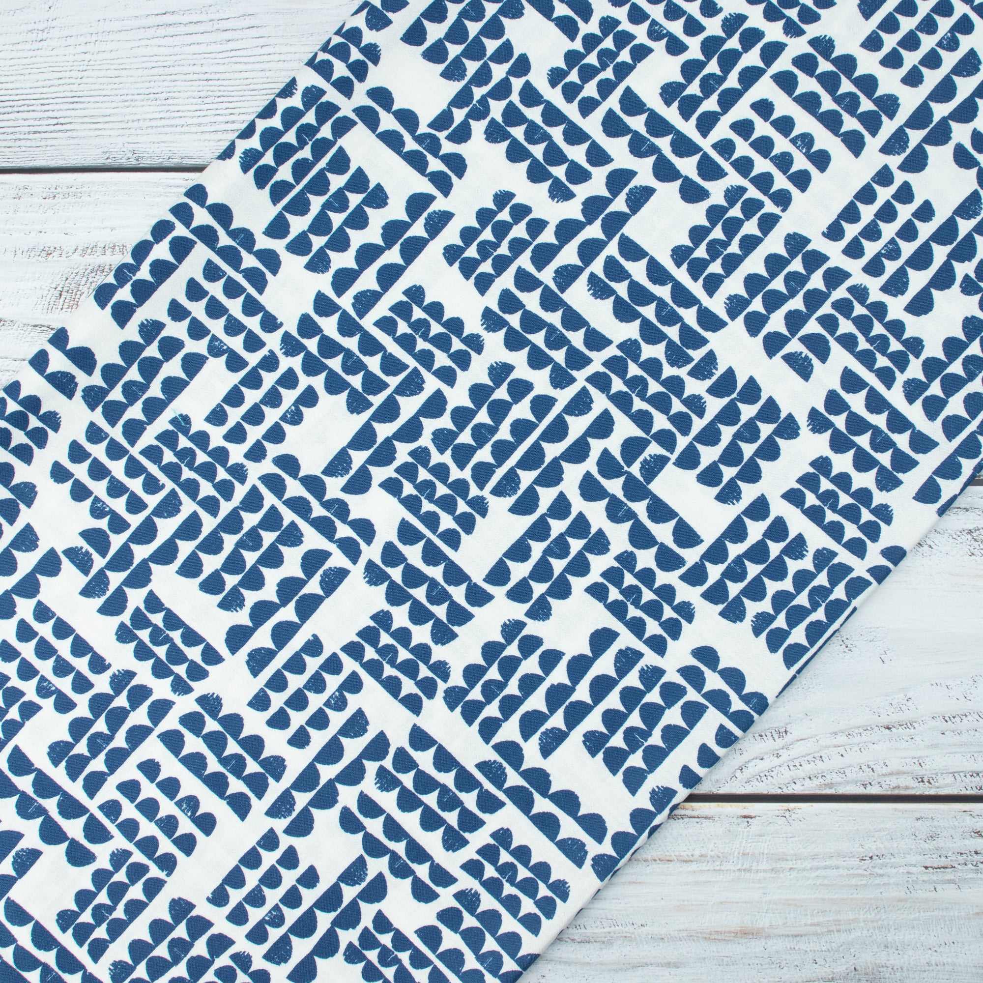 Cloud9 Fabrics - Imprint - Ridge blue - Eloise Renouf