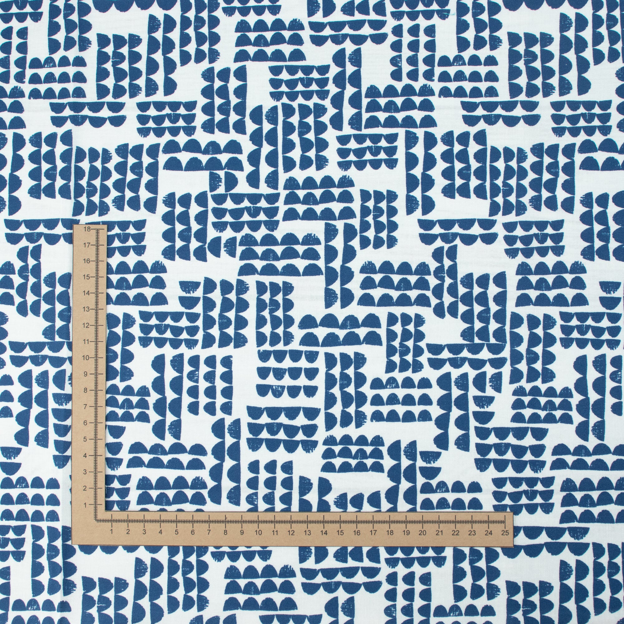 Cloud9 Fabrics - Imprint - Ridge blue - Eloise Renouf