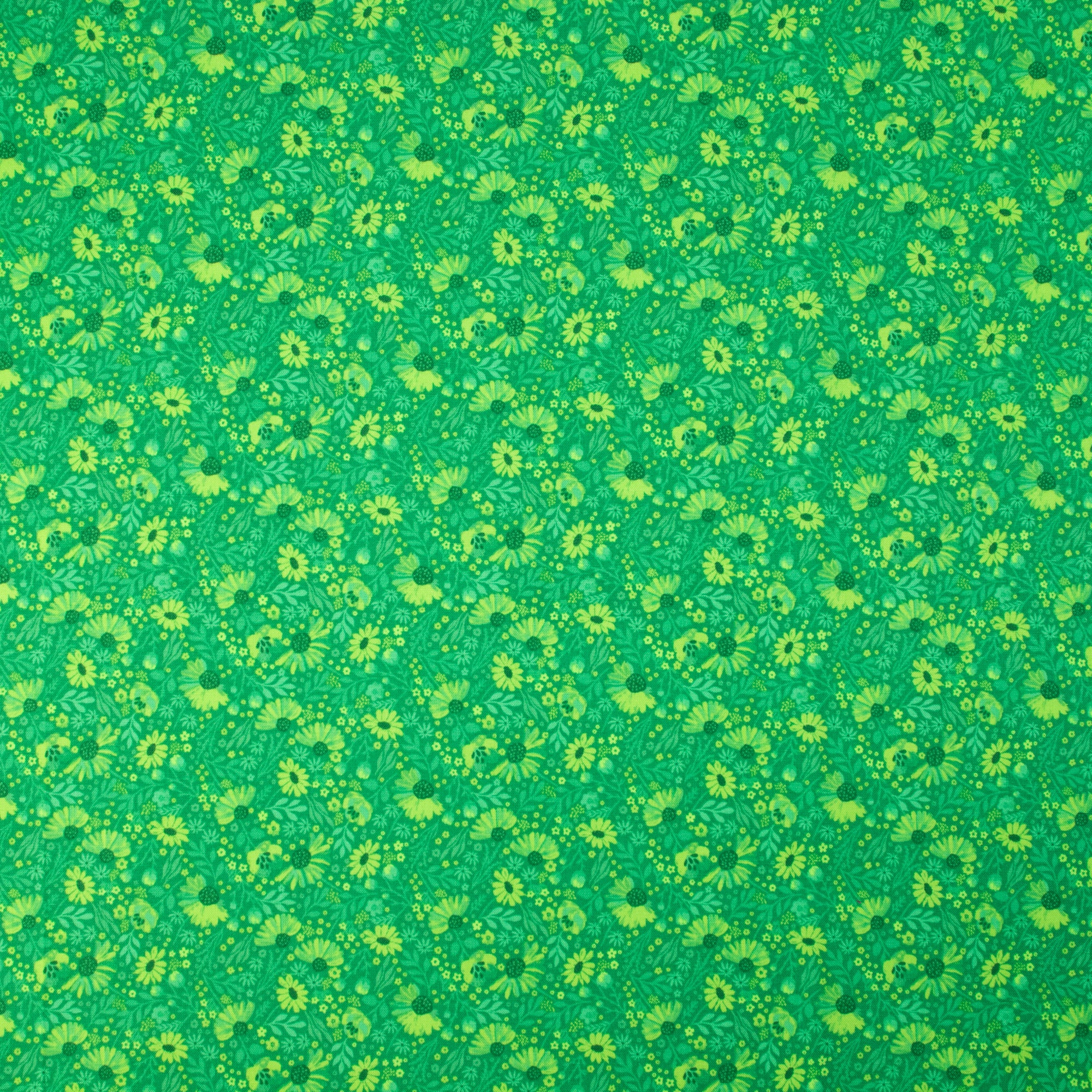 RJR Fabrics - Meadow Land - Candy Cones - Kelly green