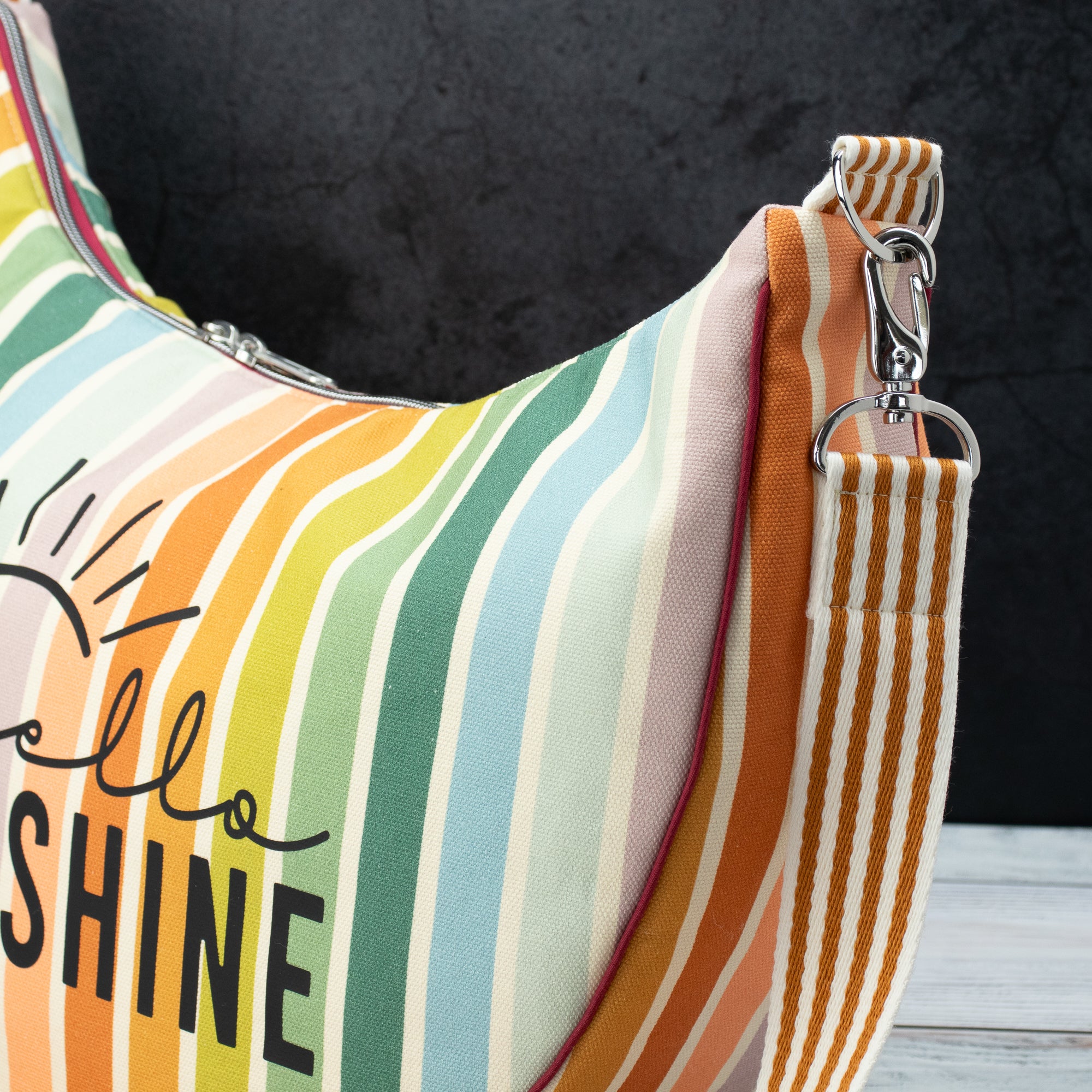 Bananentasche L „Hello Sunshine“ – Unikat