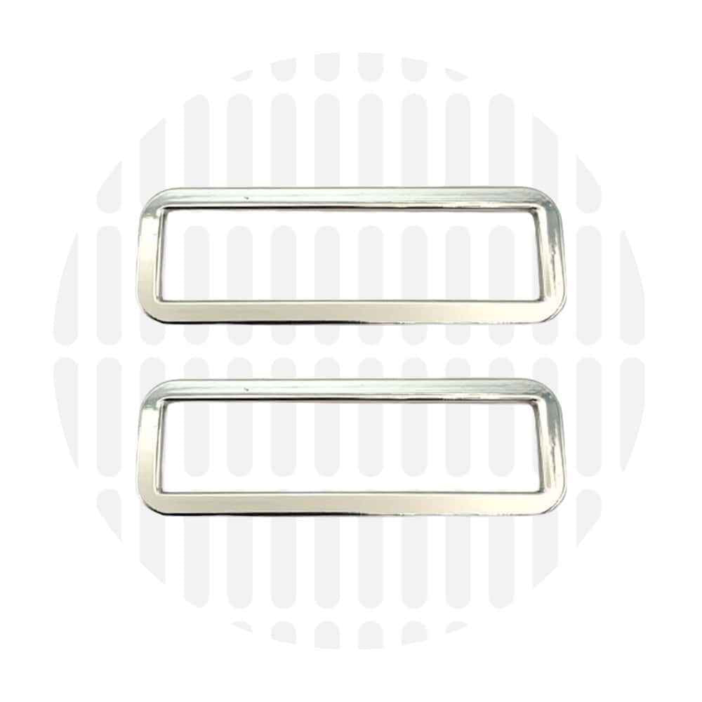 Sleek Sleek Rectangular Ring 50 mm – ZipperZoo, Doppelpack, Varianten Antique Brass / Nickel