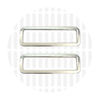 Sleek Sleek Rectangular Ring 50 mm – ZipperZoo, Doppelpack, Varianten Antique Brass / Nickel