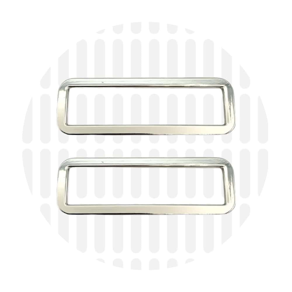 Sleek Sleek Rectangular Ring 50 mm – ZipperZoo, Doppelpack, Varianten Antique Brass / Nickel