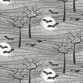 Cloud 9 Fabrics - Gothic Whimsy - Night Landscape