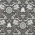 Cloud 9 Fabrics - Gothic Whimsy - Gothic Forest | Black