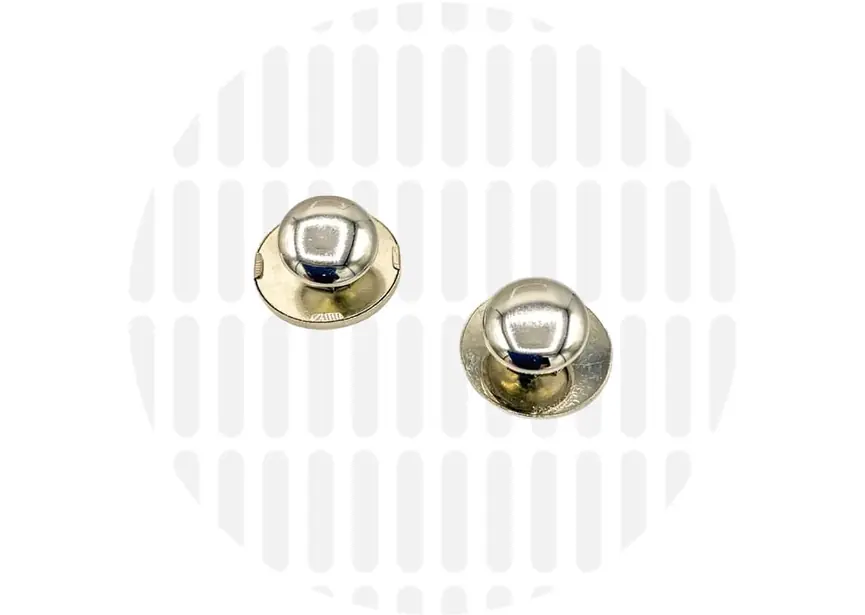 Magnetverschluss mit Nieten – sicher & stilvoll für Taschen (Nickel/Bronze)