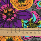 Windham Fabrics – Flower Fields Charcoal aus der Serie Winding Road von Natalie Barnes - Sabinzi - Aus Stoffliebe wird Lieblingsstück