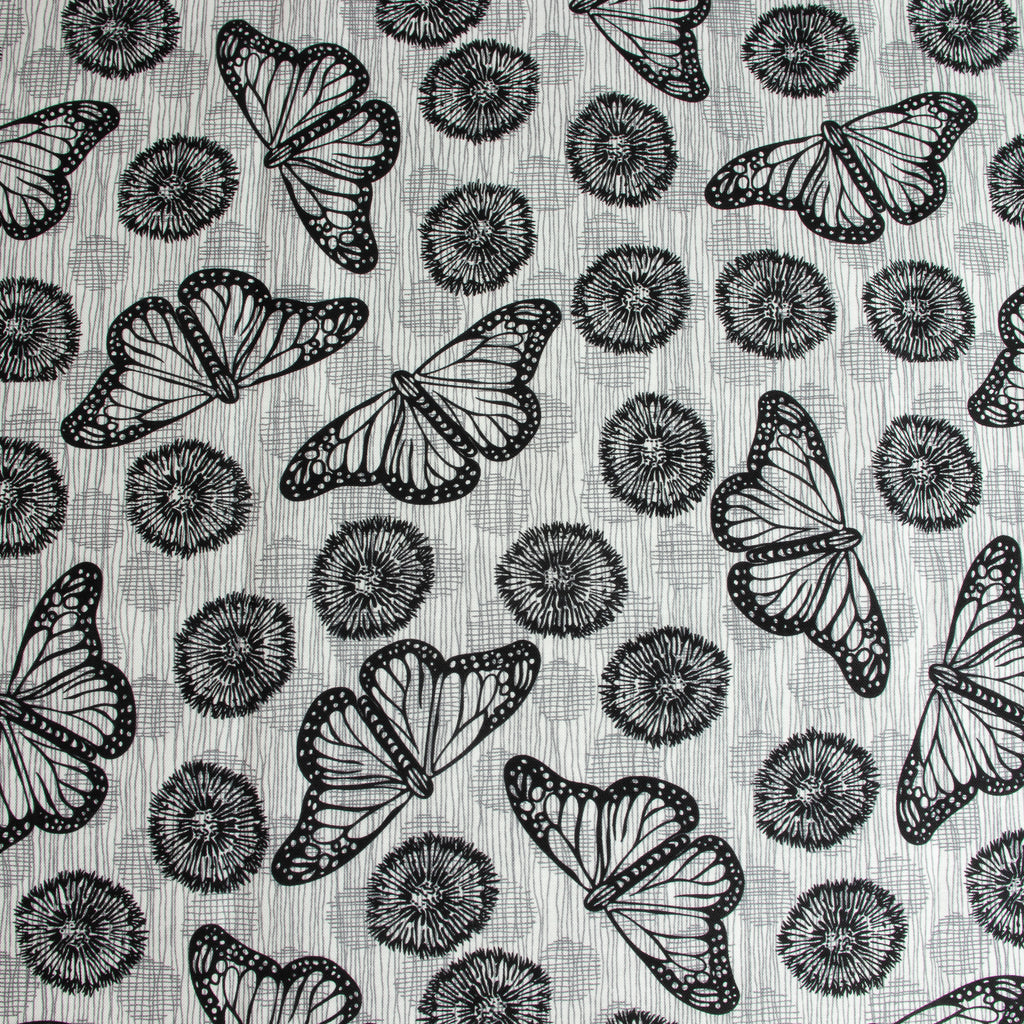 Windham Fabrics – Flight White/Black aus der Serie Winding Road von Natalie Barnes - Sabinzi - Aus Stoffliebe wird Lieblingsstück