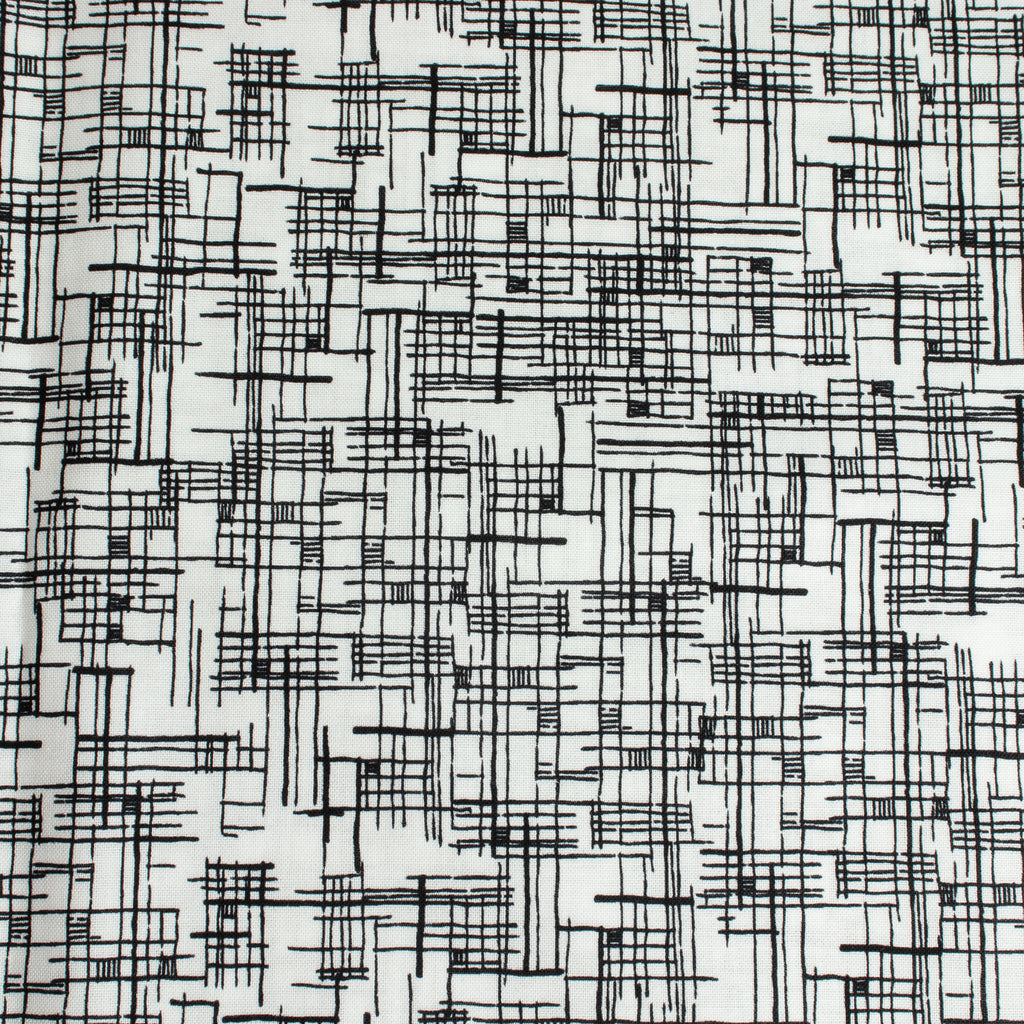 Windham Fabrics – Map White/Black aus der Serie Winding Road von Natalie Barnes - Sabinzi - Aus Stoffliebe wird Lieblingsstück