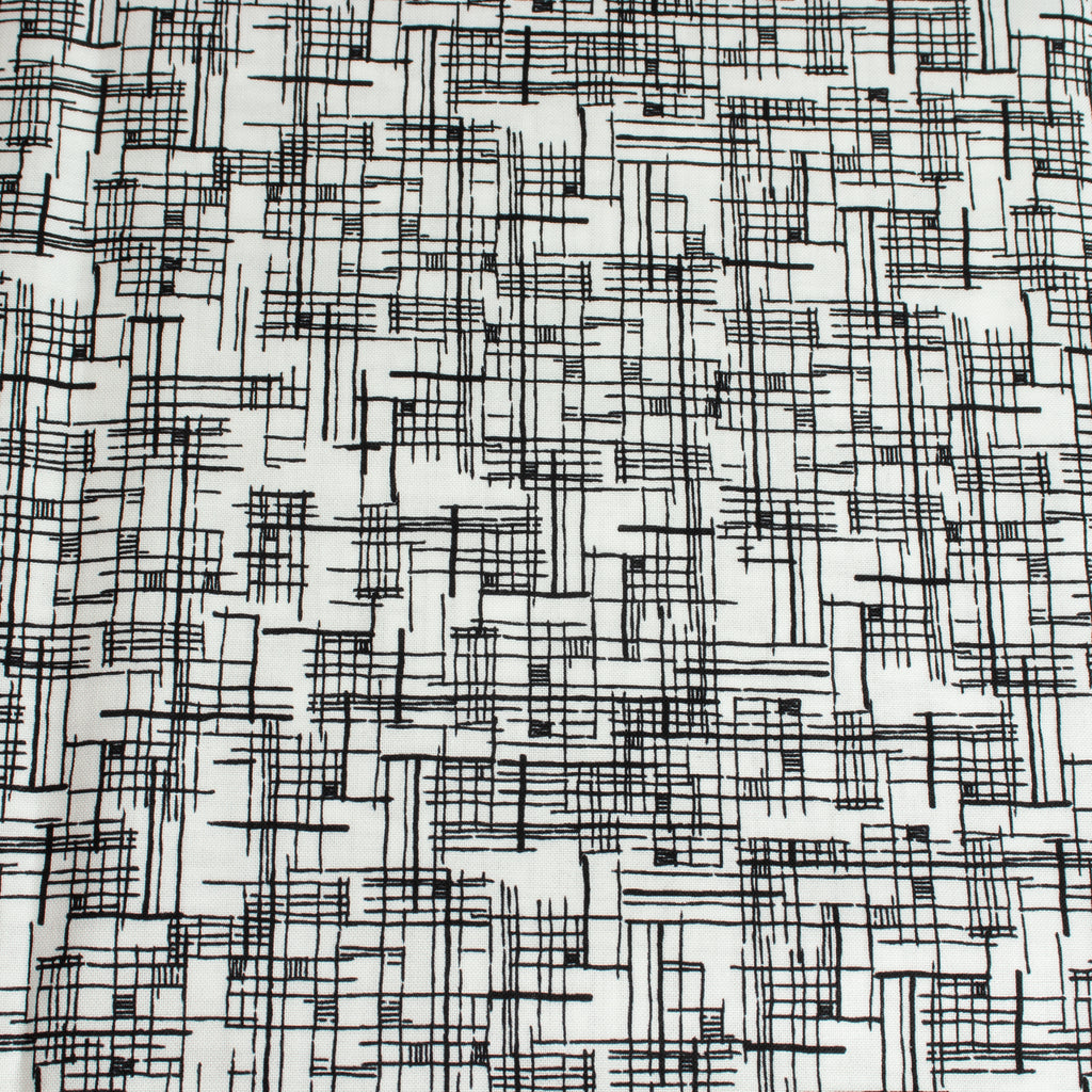 Windham Fabrics – Map White/Black aus der Serie Winding Road von Natalie Barnes - Sabinzi - Aus Stoffliebe wird Lieblingsstück