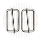Basic Leiterschnalle (Strap Slider) 38 mm – ZipperZoo, Doppelpack