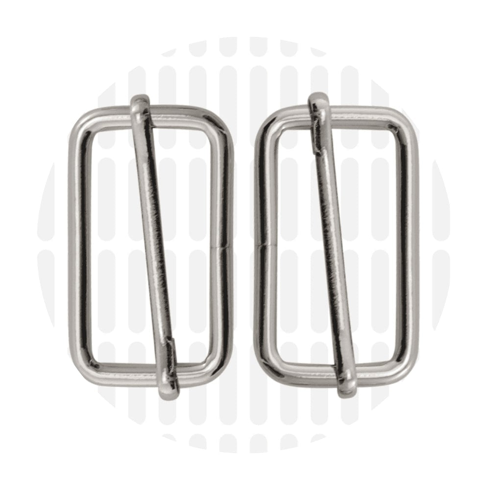 Basic Leiterschnalle (Strap Slider) 38 mm – ZipperZoo, Doppelpack