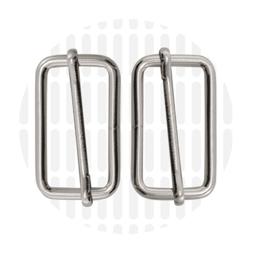 Basic Leiterschnalle (Strap Slider) 38 mm – ZipperZoo, Doppelpack
