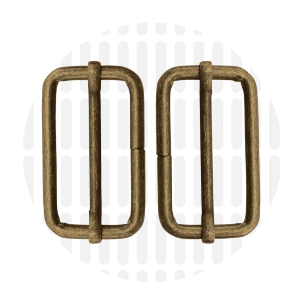 Basic Leiterschnalle (Strap Slider) 38 mm – ZipperZoo, Doppelpack