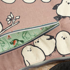 Bananentasche „WUNDERBAR“ – Halbmondtasche mit Kokka Simply Animal Birds