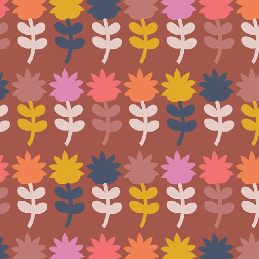Cinnamon Toast Mini Dutch Bloom Cinnamon – Baumwollstoff | Art Gallery Fabrics