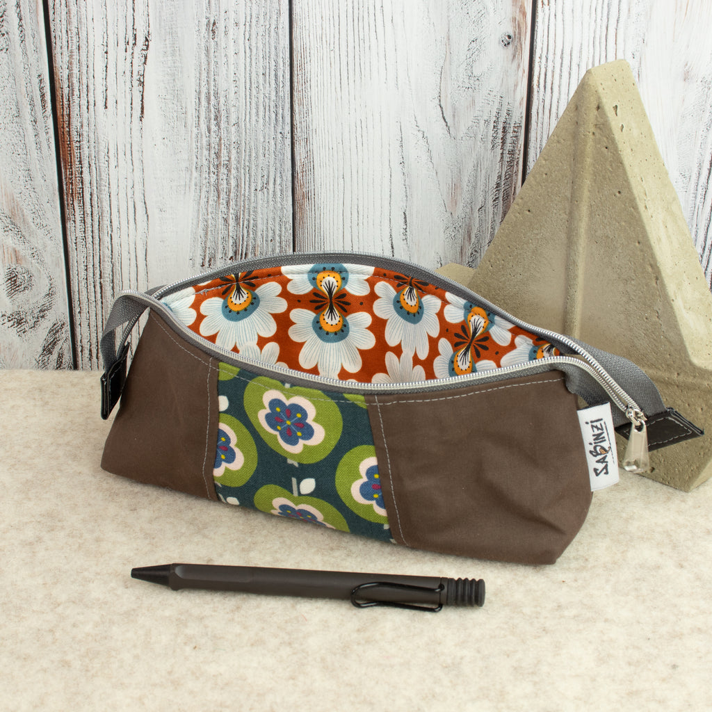 Zipper Pouch Little Doria - Retro Äpfel