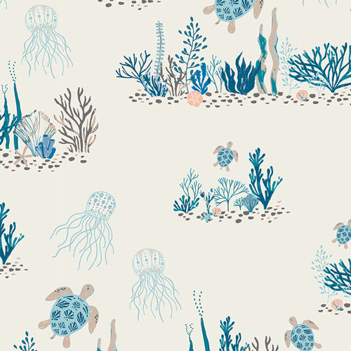 Turtle Bay – Gulf Breeze Baumwollstoff von Art Gallery Fabrics