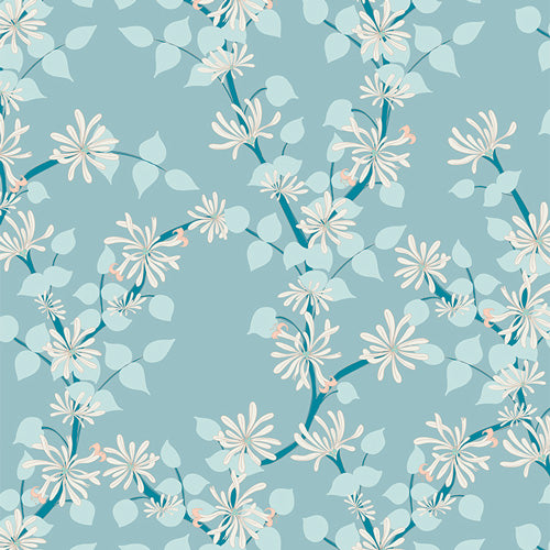 Coastal Jasmine – Gulf Breeze Baumwollstoff von Art Gallery Fabrics