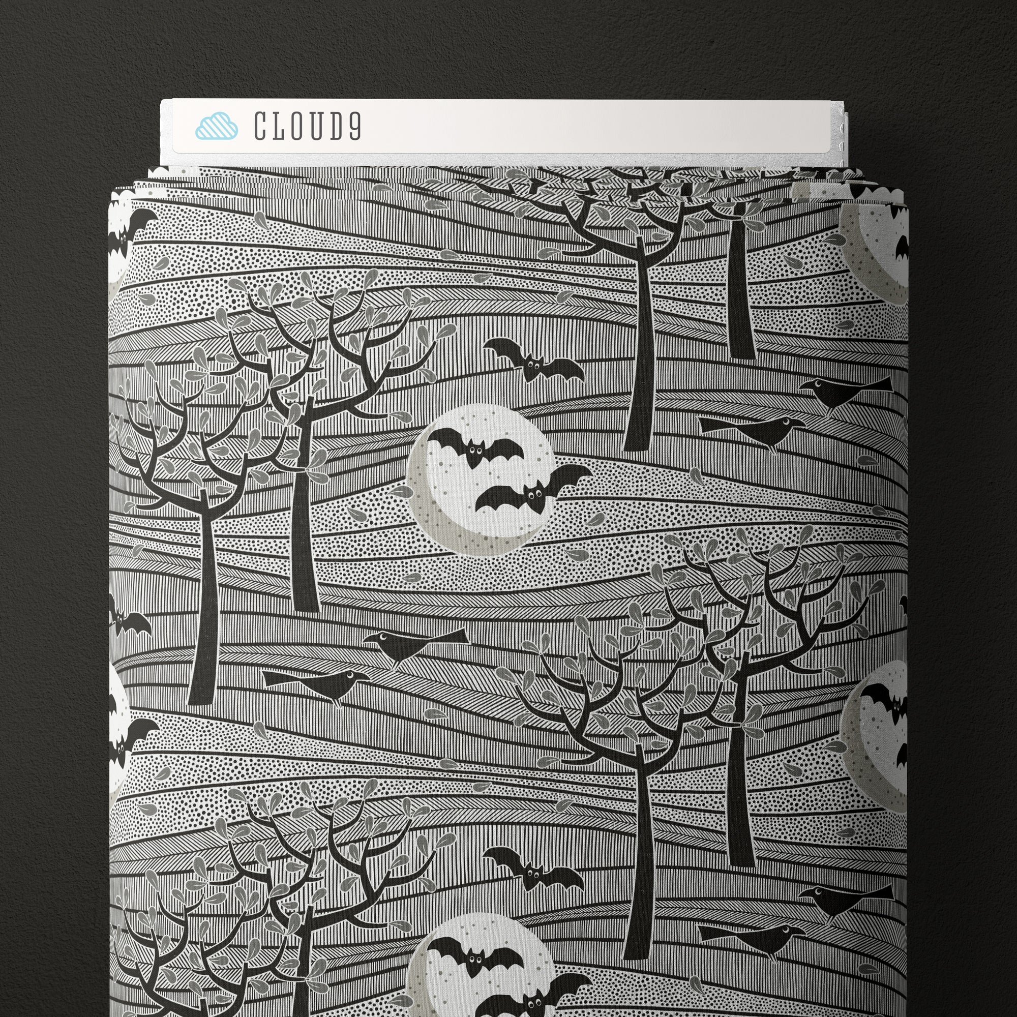 Cloud 9 Fabrics - Gothic Whimsy - Night Landscape