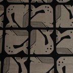 By the Seaside 2 Canvas Grumpy Whale Black Unbleached – Cotton + Steel x Loes van Oosten - Sabinzi - Aus Stoffliebe wird Lieblingsstück