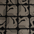By the Seaside 2 Canvas Grumpy Whale Black Unbleached – Cotton + Steel x Loes van Oosten - Sabinzi - Aus Stoffliebe wird Lieblingsstück