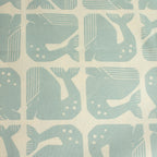 By the Seaside 2 Baumwollstoff „Grumpy Whale Sky Blue Unbleached“ – Cotton + Steel x Loes van Oosten - Sabinzi - Aus Stoffliebe wird Lieblingsstück