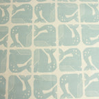 By the Seaside 2 Baumwollstoff „Grumpy Whale Sky Blue Unbleached“ – Cotton + Steel x Loes van Oosten - Sabinzi - Aus Stoffliebe wird Lieblingsstück