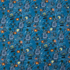 Jersey Panel Roboter – Blau – Steinbeck für Swafing – 62 x 160 cm