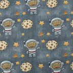 Jersey Space Bär – galaktischer Jerseystoff mit Astronauten-Bären