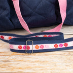 Kugeltasche – praktische Universaltasche mit Blütenstickerei