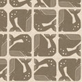 By the Seaside 2 Canvas Grumpy Whale Dark Grey unbleached – Cotton + Steel x Loes van Oosten