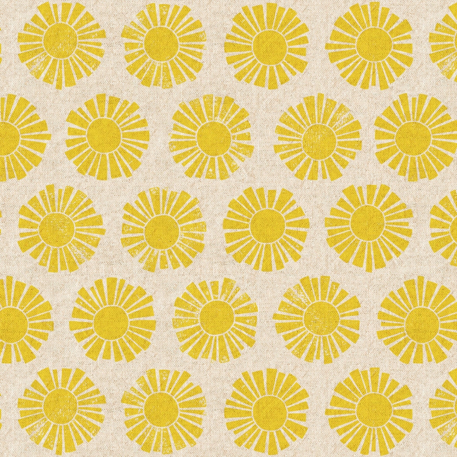By the Seaside 2 Canvas „Sunshine White Unbleached“ – Cotton + Steel x Loes van Oosten