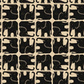 Rising Sun – Jolly Elephant „Black Unbleached“ Canvas