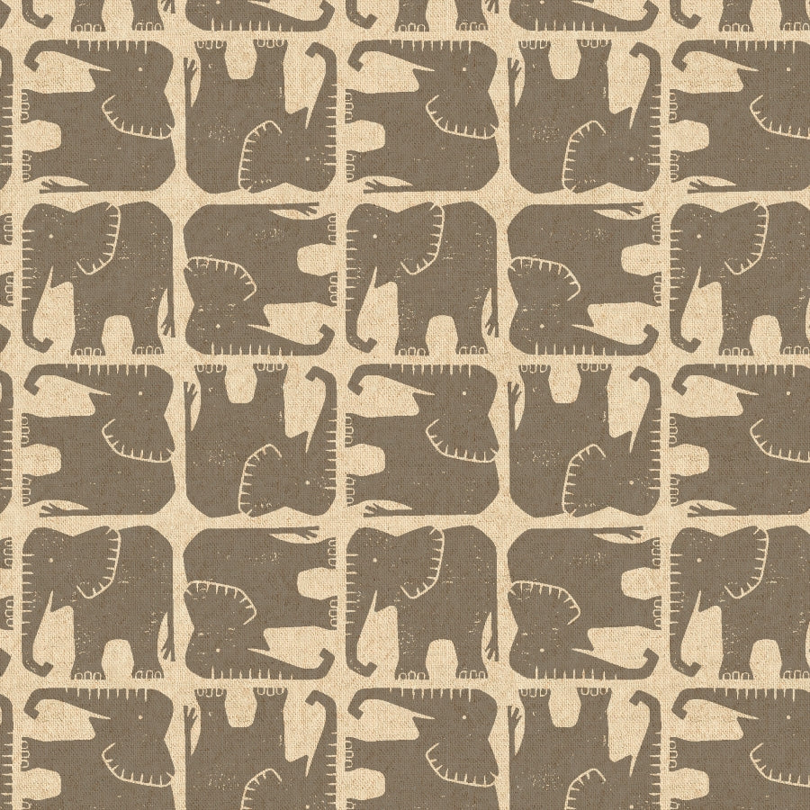 Rising Sun – Jolly Elephant „Elephant Grey Unbleached“ Canvas