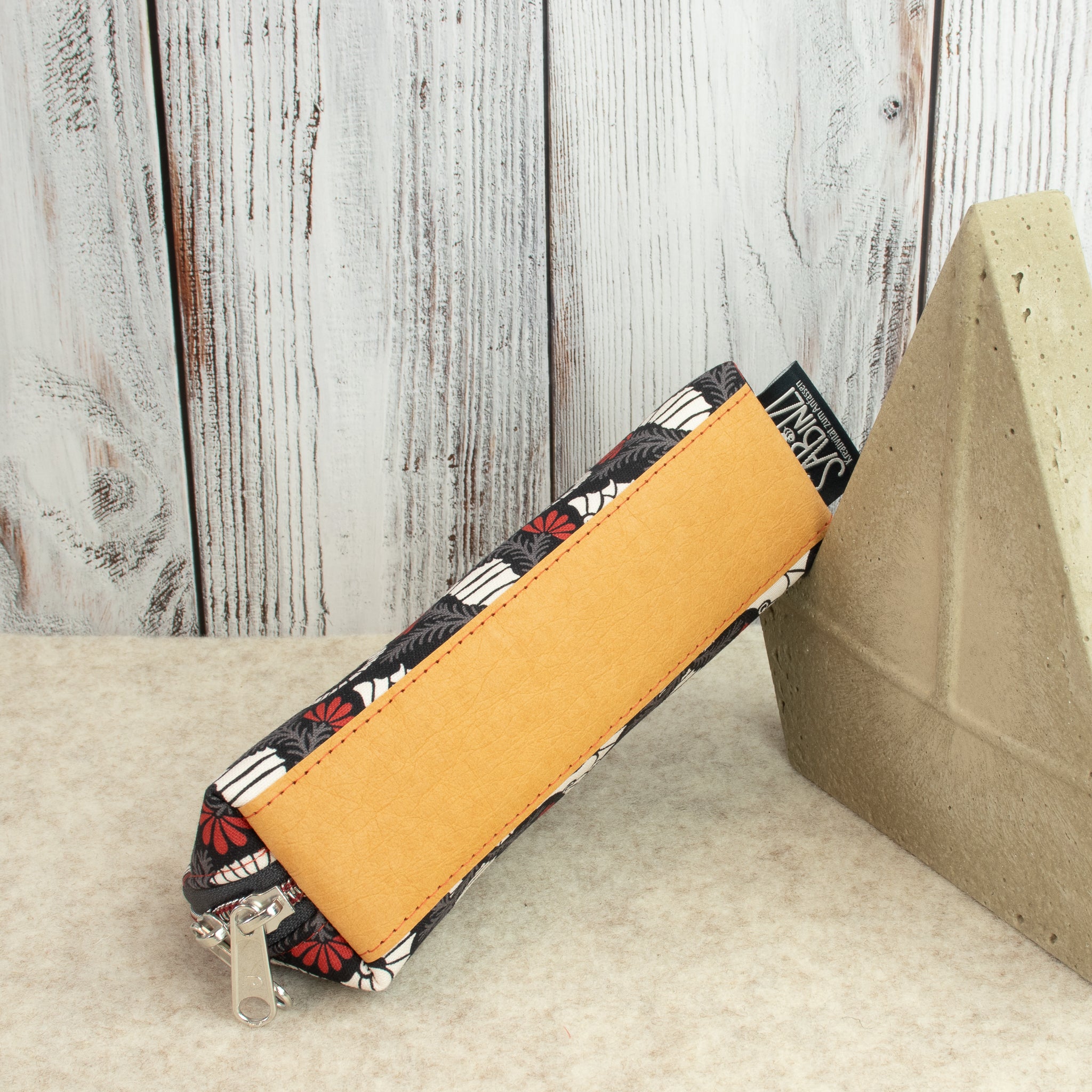 Große Lene 2.0 – Etui aus „Seahorse Garden“ Canvas von Cloud9 Fabrics