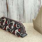 Große Lene 2.0 – Etui aus „Seahorse Garden“ Canvas von Cloud9 Fabrics