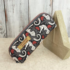 Große Lene 2.0 – Etui aus „Seahorse Garden“ Canvas von Cloud9 Fabrics