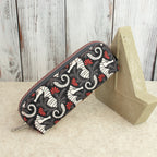 Große Lene 2.0 – Etui aus „Seahorse Garden“ Canvas von Cloud9 Fabrics