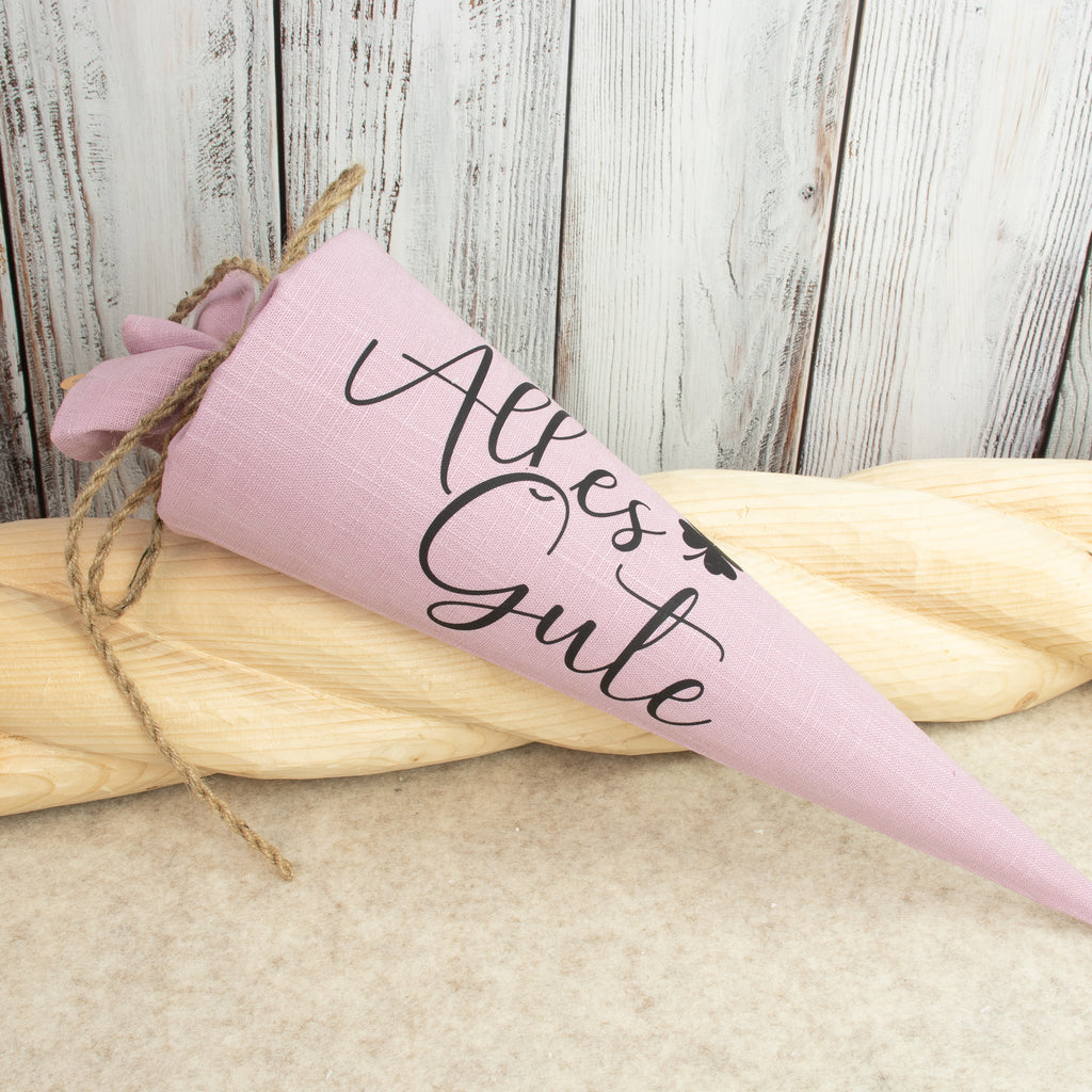 Mini-Schultüte „Alles Gute“ – kleine Geschenkverpackung für besondere Momente