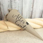 Mini-Schultüte „Alles Gute“ – kleine Geschenkverpackung für besondere Momente