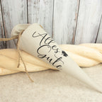 Mini-Schultüte „Alles Gute“ – kleine Geschenkverpackung für besondere Momente