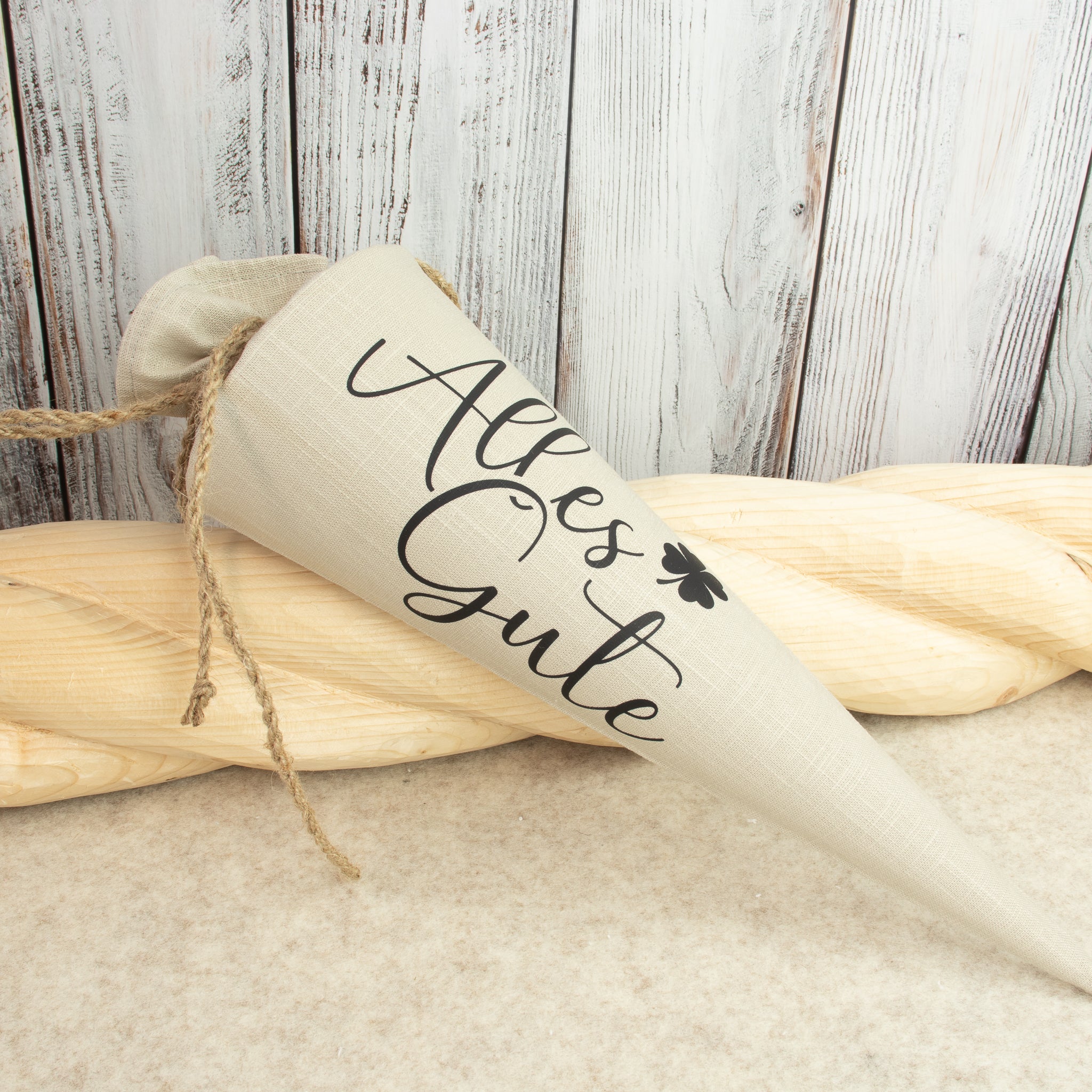 Mini-Schultüte „Alles Gute“ – kleine Geschenkverpackung für besondere Momente