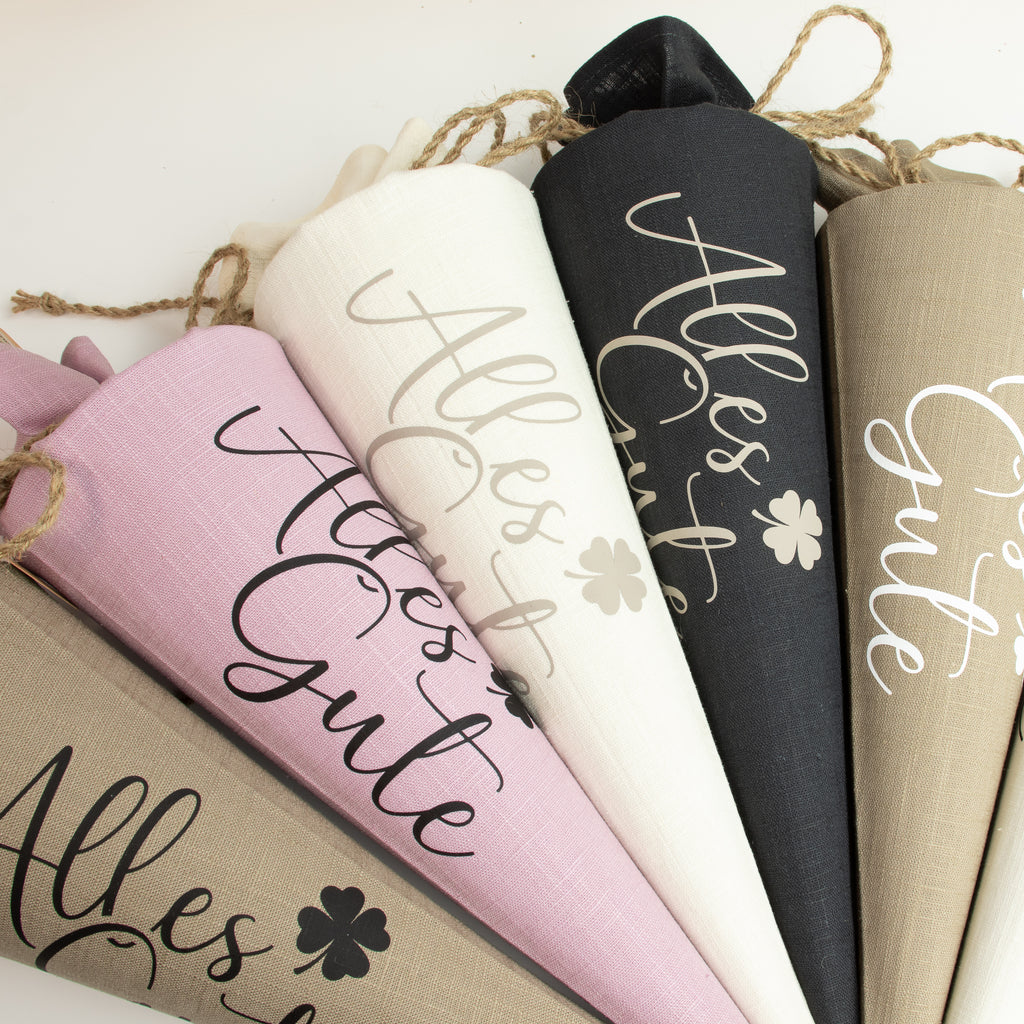 Mini-Schultüte „Alles Gute“ – kleine Geschenkverpackung für besondere Momente