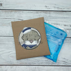Beulentröster Matrosen-Otter – Taupe – mit Kühlpad (14 × 16 cm)