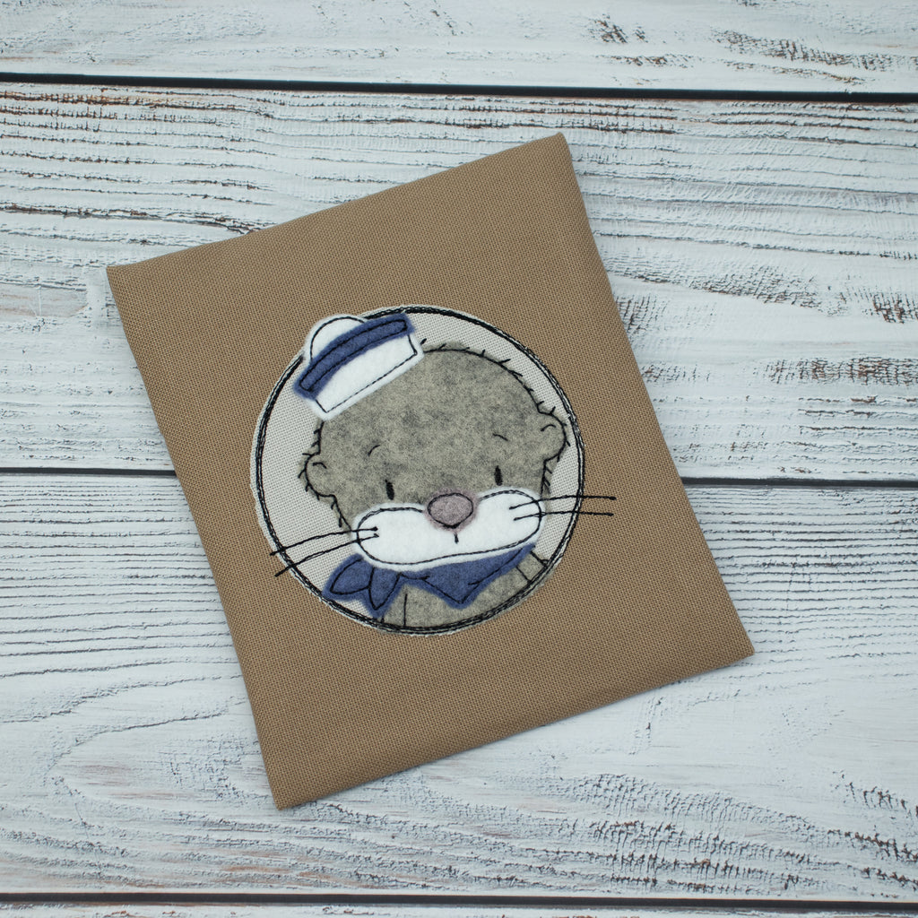 Beulentröster Matrosen-Otter – Taupe – mit Kühlpad (14 × 16 cm)