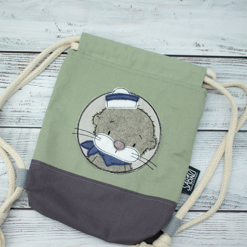 Kinder-Turnbeutel „Matrosenotter“ – Altmint