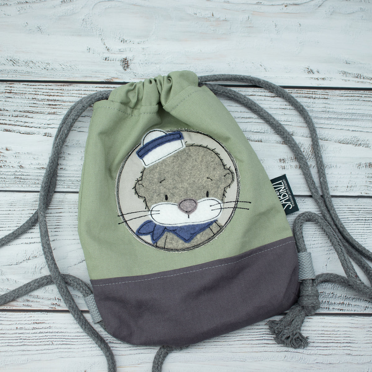Kinder-Turnbeutel „Matrosenotter“ – Altmint